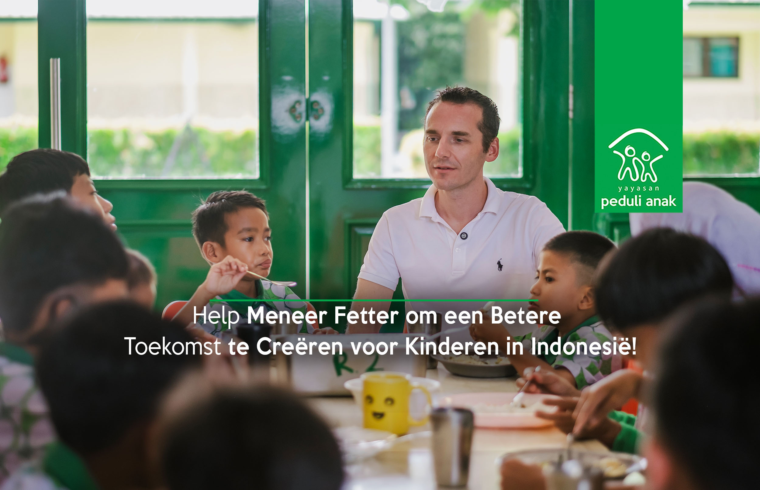 Help Meneer Fetter om een Betere Toekomst te Creëren voor Kinderen in Indonesië!
