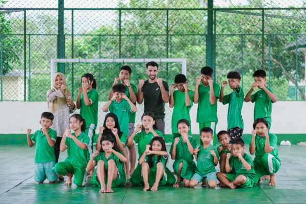 Latihan Boxing Bersama Abdel Mouhdad