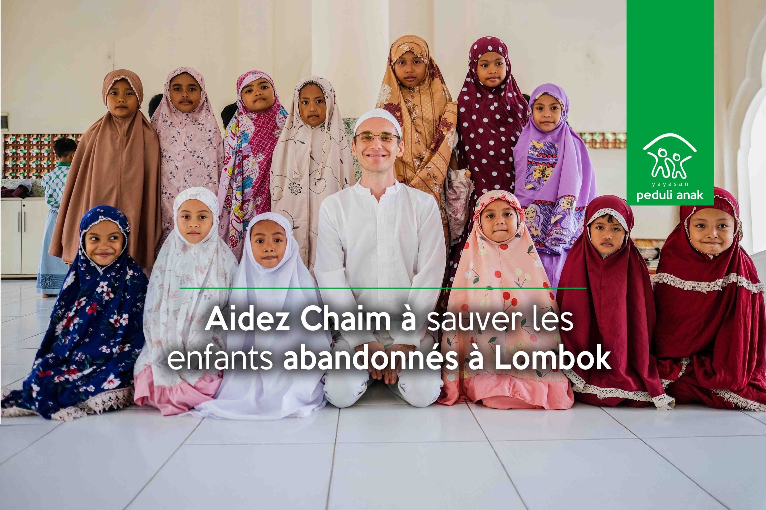 Aidez Chaim à sauver les enfants abandonnés à Lombok