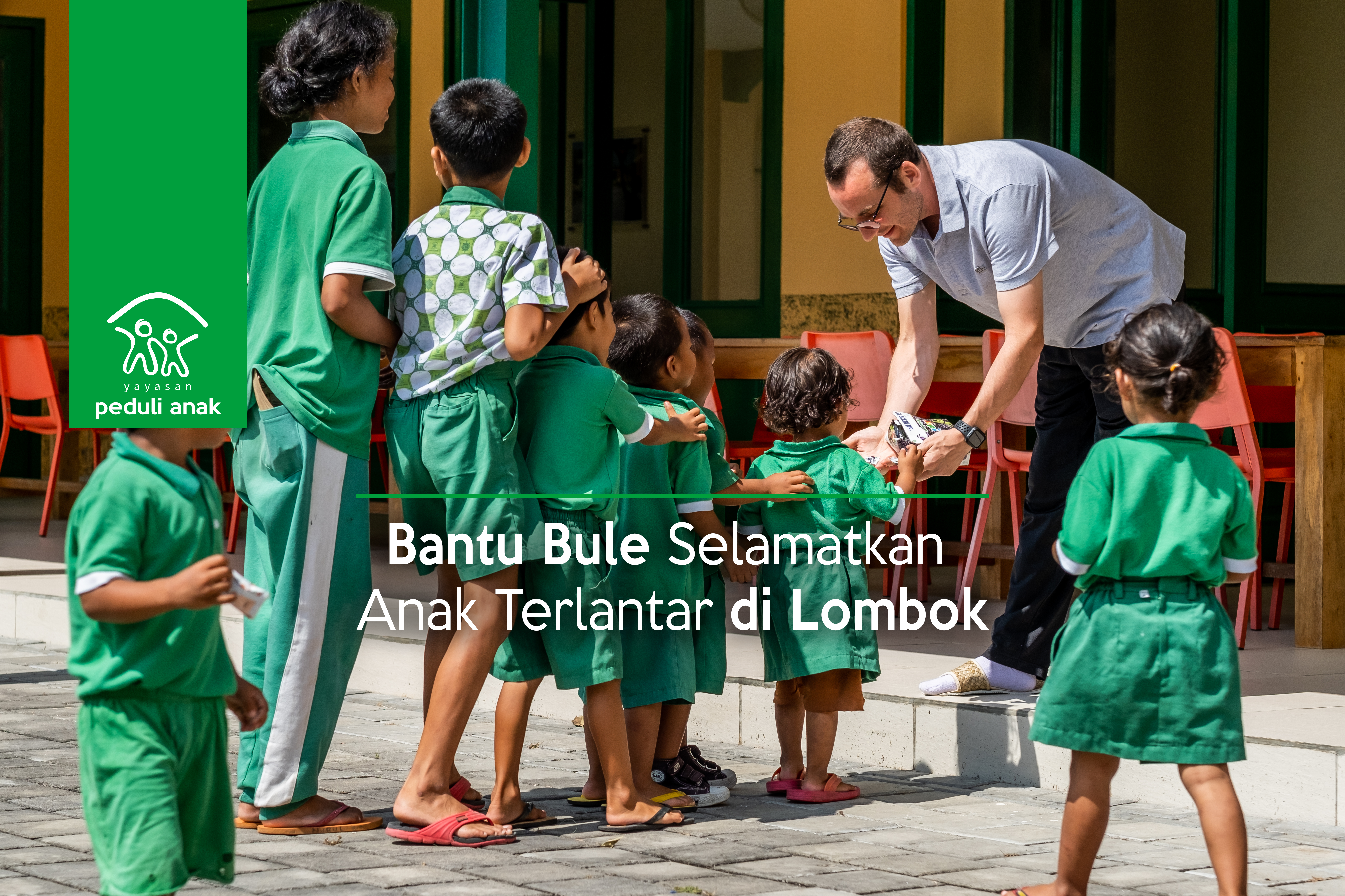 Bantu Bule Mualaf, Selamatkan Anak Terlantar di Lombok