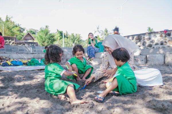 Learning Through Play at Senggigi Beach