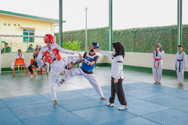 Testing Skills Through Taekwondo Sparring